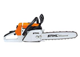 Motorkettensäge von Stihl bei Landesberger Baumschinenverleih Müchnchen