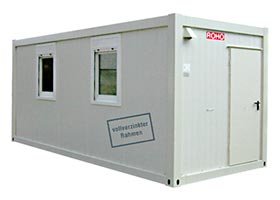 Baustellencontainer, Manschaftscontainer von ROHO bei Landesberger München
