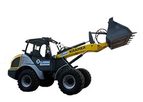 Radlader Kompaktlader von Kramer bei Landesberger Baumaschienen München