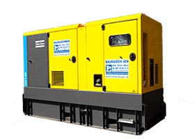 Stromaggregat Stromerzeuger Atlas Copco QAS 5 200 stationär bei Landesberger München