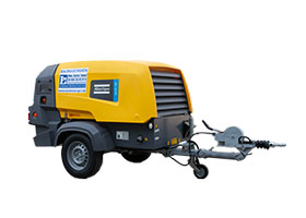 Kompressor Atlas Copco XATS 138 Arbeitsdruck 10 bar bei Landesberger München