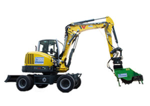 Mobilbagger EW65 Wacker Neuson bei Landesberger München